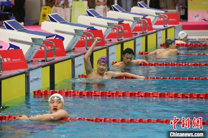崂山区承办的全国春季游泳锦标赛第三日，亚运