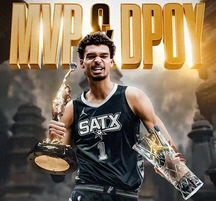 文班亚马逆袭登顶常规赛MVP榜首，或成历史最年